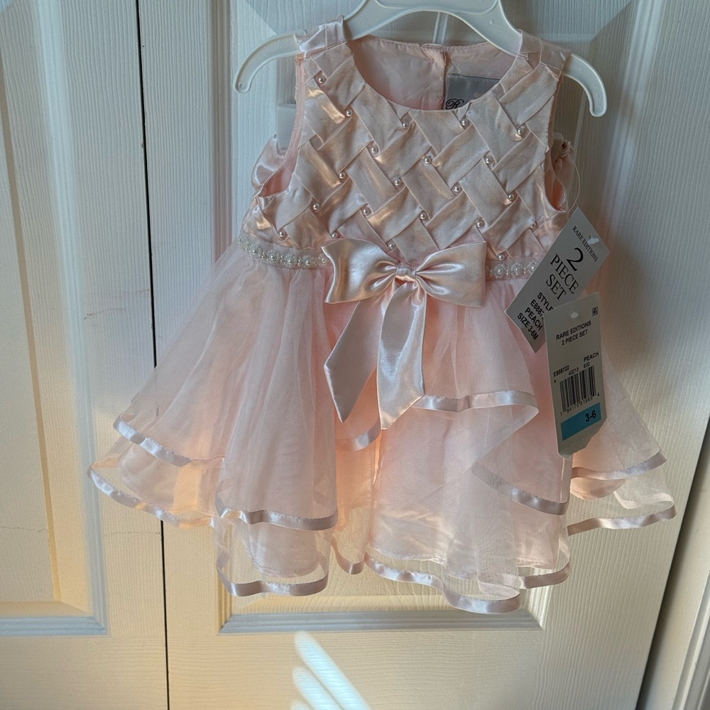 Rare Editions Pink Formal Kids Dress